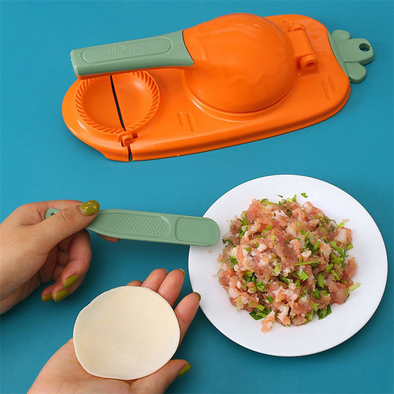 Ny 2-i-1 dumplingformpress