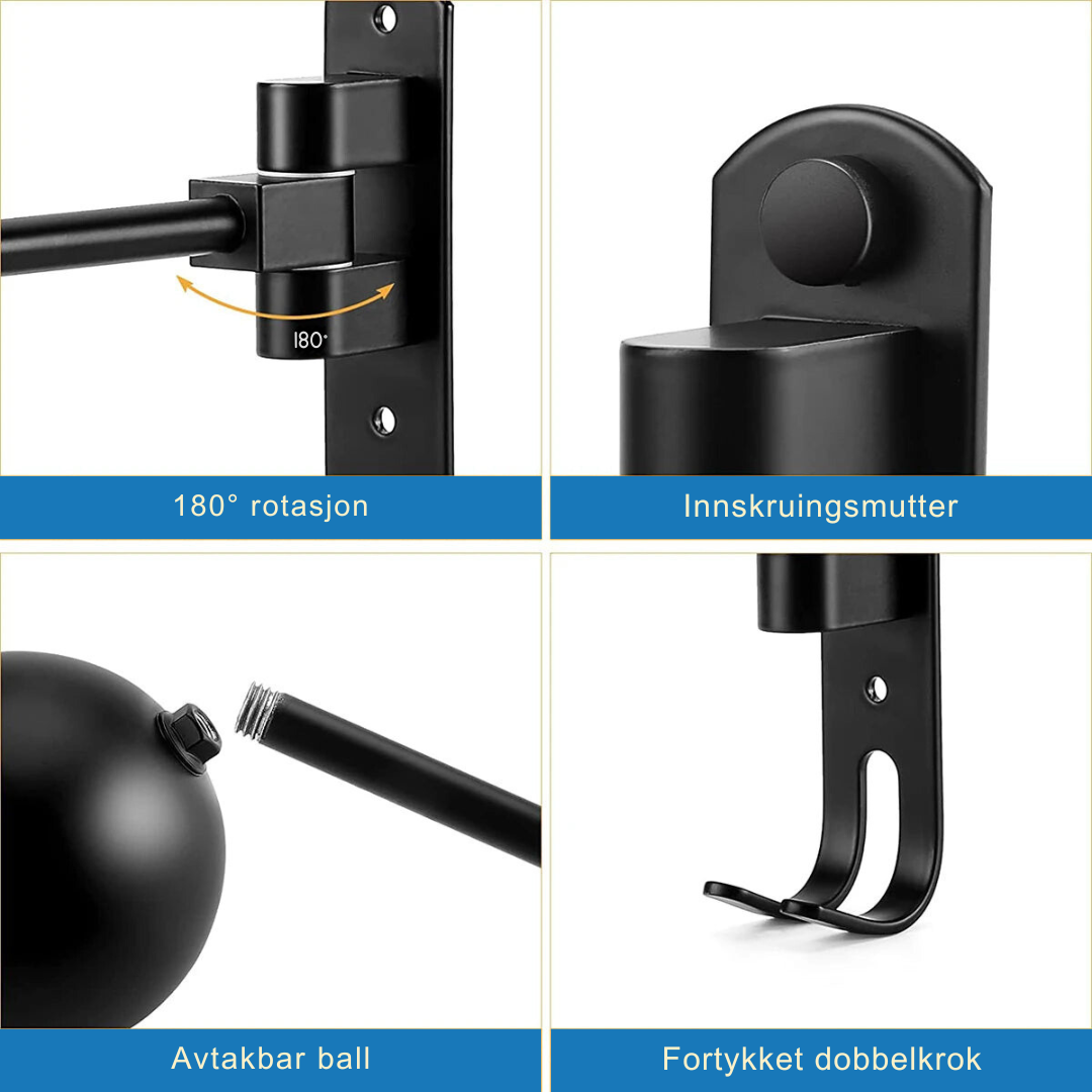Porte-sykkelhjelm Premium