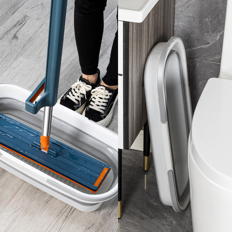 Seau de vadrouille pliable portatif