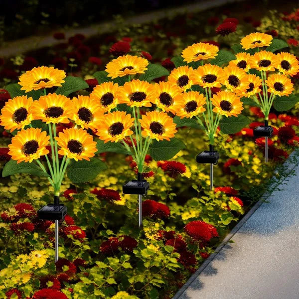 Waterproof Solar Sunflower Light