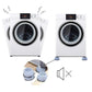 Støtte for antivibrasjoner for vaskemaskin (4 stk)