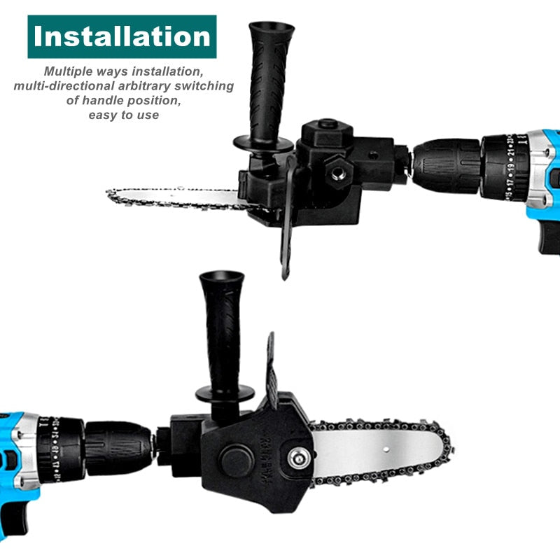 Universal Chainsaw Drill Attachment