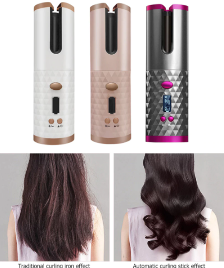 Cordless Auto Rotating Ceramic Hair Curler