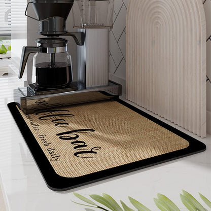 Tapis drainant super absorbant de cuisine